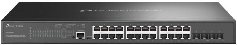 TP-LINK Omada 24-Port Gigabit und 4-Port 10GE SFP+ L2+ Managed Switch mit 24-Port PoE+