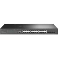 TP-LINK Omada 24-Port Gigabit und 4-Port 10GE SFP+ L2+ Managed Switch mit 24-Port PoE+