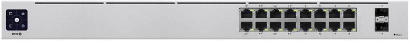 Ubiquiti Switch UniFi 16-Port PoE Managed L2/L3 Gigabit Ethernet (10/100/1000) Power over Ethernet (PoE) 1U Silber
