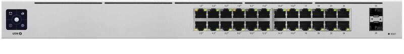 Ubiquiti Switch UniFi 24-Port PoE Managed L2/L3 Gigabit Ethernet (10/100/1000) Power over Ethernet (PoE) 1U Silber