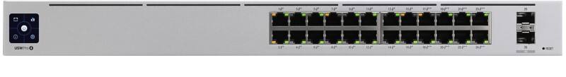 Ubiquiti Switch UniFi Pro 24-Port PoE Managed L2/L3 Gigabit Ethernet (10/100/1000) Power over Ethernet (PoE) 1U Silber