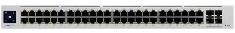 Ubiquiti Switch UniFi Pro 48-Port PoE Managed L2/L3 Gigabit Ethernet (10/100/1000) Power over Ethernet (PoE) 1U Silber