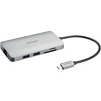 Kensington UH1400P USB-C 8-in-1 Mobiler Hub K33820WW Silber