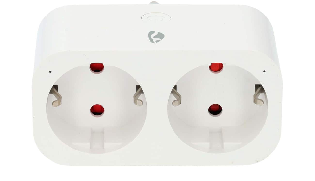 Nedis Smarte Steckdose WIFIP141FWT 2 Steckdosen