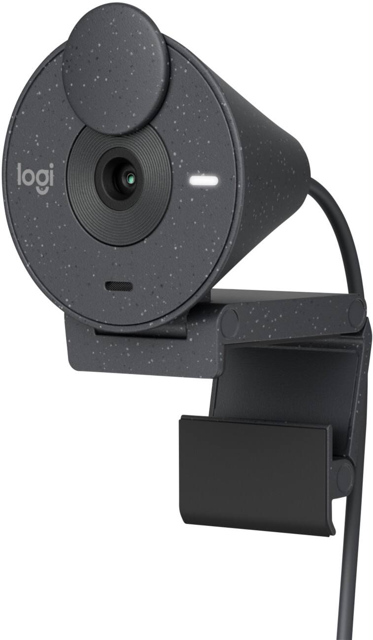 Logitech Webcam 1920 x 1080 Pixel Full HD Mikrofon Inklusive Schwarz