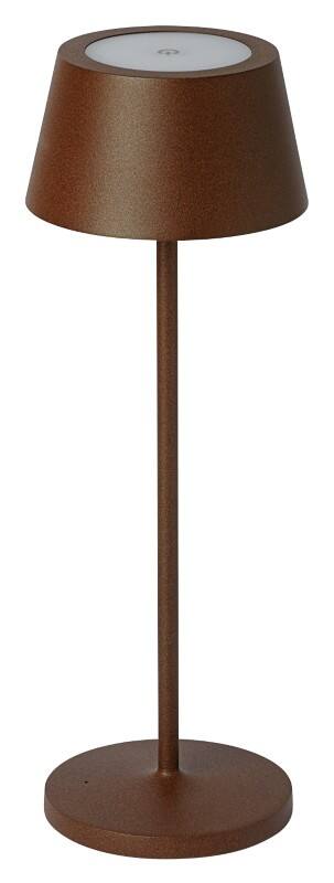 Maul Freistehende Schreibtischlampe Auswechselbare LED-Lichtquelle Kupfer Batterie 120 x 120 x 340 mm