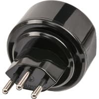 brennenstuhl Weltreiseadapter Typ J (CH) BN-1508642 Schwarz
