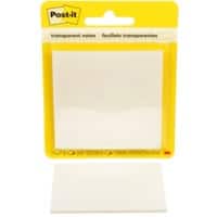 Post-it Haftnotizen 73 x 73 mm Blanko Transparent 36 Blatt