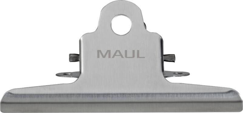 Maul Briefklemmer Metall 20 mm Silber Nicht magnetisch