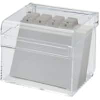 Maul Karteikasten DIN A7/BF Acryl Transparent