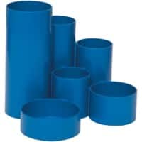 Maul Schreibtisch Organizer 6 Fächer Kunststoff Blau