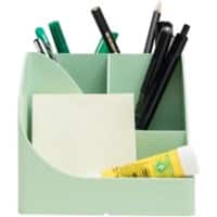 Exacompta AutentiK Stifthalter 5 Fächer Kunststoff Salbeigrün
