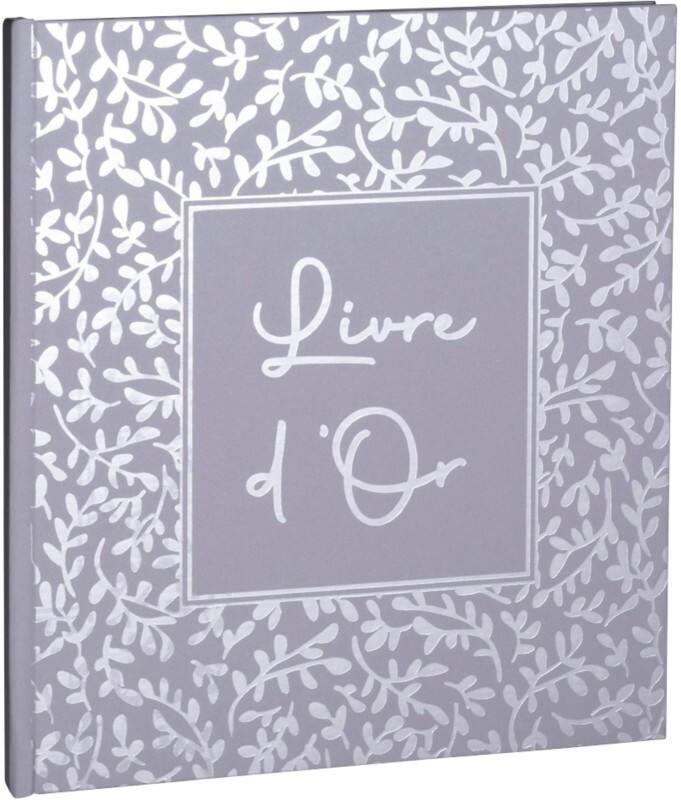 Exacompta AutentiK Gästebuch Blaugrau 140 Seiten 47365E