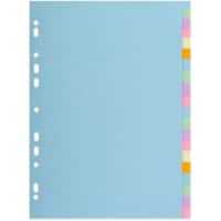 Exacompta Forever Blanko-Register Farbig sortiert 20 Stück 170 g/m² Karton 2620E