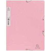 Exacompta AutentiK Dreiflügelmappe A4 Rosa Karton 400 g/m²
