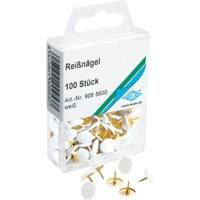 WEDO Reißnägel Metall Weiß 100 Stück