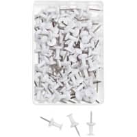 WEDO Stecknadeln Metall Weiß 100 Stück