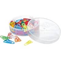 Laurel Büroklammern Kunststoff 20 mm Farbig sortiert 100 Stück