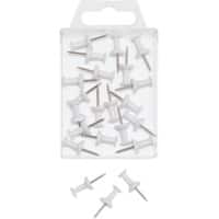 WEDO Stecknadeln Metall Weiß 20 Stück