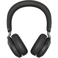 Jabra Evolve2 75 Kabelgebundenes & Kabelloses Headset Kopfbügel mit Bluetooth Stereo Schwarz