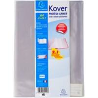 Exacompta Kover Buchcover DIN A4 Kunststoff, PVC (Polyvinylchlorid) Transparent 60 Stück