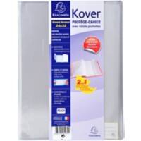 Exacompta Kover Buchcover Kunststoff, PVC (Polyvinylchlorid) Transparent 60 Stück