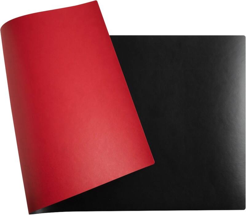 Exacompta Home Office Schreibunterlage PU (Polyurethan) Rot, Schwarz 40 x 80 cm