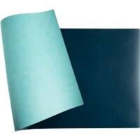 Exacompta Home Office Schreibunterlage PU (Polyurethan) Blau, Tropisch 40 x 80 cm