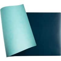 Exacompta Home Office Schreibunterlage PU (Polyurethan) Blau, Tropisch 40 x 80 cm