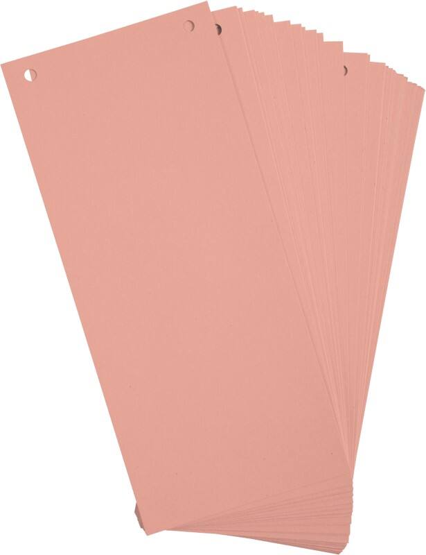 Exacompta Forever Trennstreifen Blanko 105 x 240 mm Rosa Karton 13435B 1200 Stück