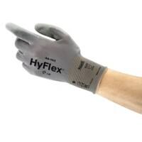 Ansell HyFlex Mechanical Protection Mehrweg Arbeitshandschuhe Nylon, PU (Polyurethan) Größe 10 Grau 12 Paar à 2 Handschuhe