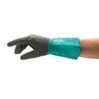 Ansell AlphaTec Chemical Protection Mehrweg Schutzhandschuhe Nitril, Nylon Größe 10 Grau, Türkis 6 Paar à 2 Handschuhe