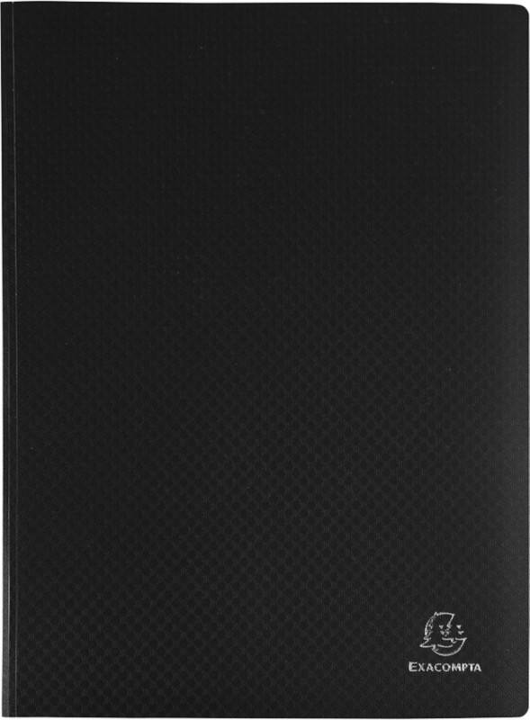 Exacompta OpaK Präsentationsmappe A4 30 Taschen Schwarz 12 Stück