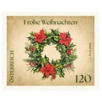 Post AG/Österreichische Post Weihnachtskranz Briefmarken 1,20 Euro Non Prior 5 Stück 