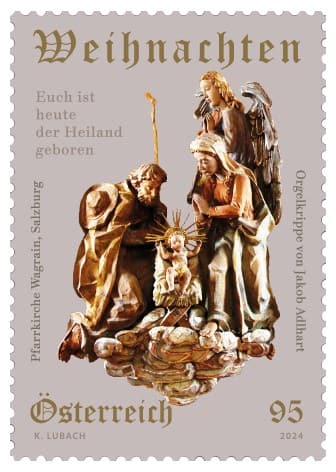 Post ag/österreichische post pfarrkirche wagrain briefmarken 0,95 euro non prior 5 stück