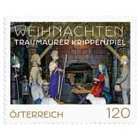 Post AG/Österreichische Post Traismaurer Krippenspiel Briefmarken 1,20 Euro Non Prior 50 Stück 