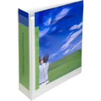 Exacompta Kreacover Schmal Ordner A4 maxi 60 mm Weiß 2 Ringe 53955E Kunststoff  10 Stück