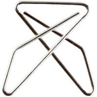 Exacompta Schmetterling-Büroklammern Silber 14766E 7 (B) x 10,3 (T) x 9,5 (H) cm 1000 Stück