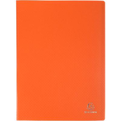 Exacompta OpaK Präsentationsmappe 60 Taschen A4 Orange 8 Stück