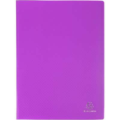 Exacompta OpaK Präsentationsmappe 60 Taschen A4 Violett 8 Stück