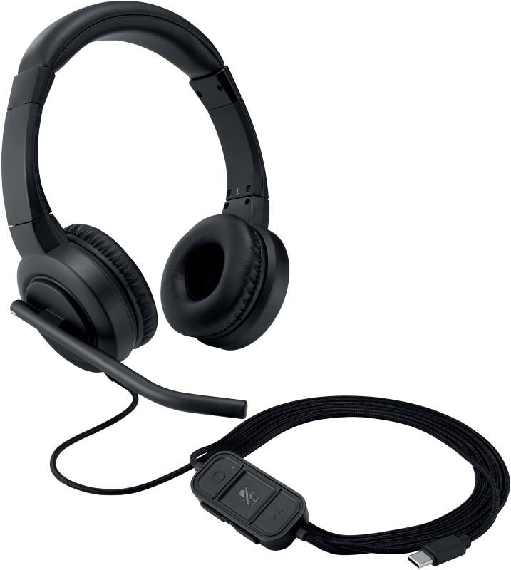 Kensington ProVC Verkabelt Headset On-Ear Mit Mikrofon Stereo K83450WW Schwarz