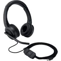 Kensington ProVC Verkabelt Headset On-Ear Mit Mikrofon Stereo K83450WW Schwarz