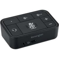 Kensington Universeller 3-in-1 Pro Audio Headset-Schalter K83300WW USB-C-auf-USB-A-Kabel Schwarz
