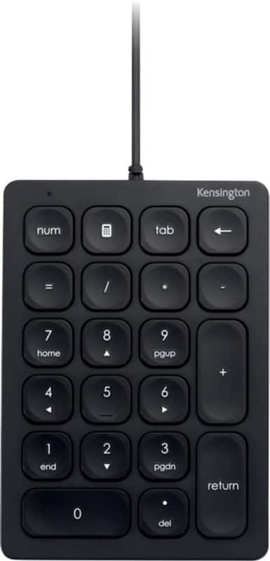 Kensington Verkabelte Numerische Tastatur K79820WW 90 cm USB-A-Kabel Schwarz