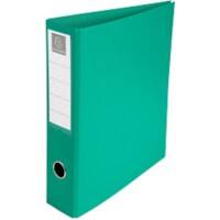 Exacompta 50 mm Ringbuch Pappkarton PU (Polyurethan), PVC (Polyvinylchlorid) überzogen A4+ 4-Ring Grün 51743E 10 Stück