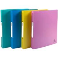 Exacompta Forever Young 30 mm Ringbuch Recyceltes PP (Polypropylen) A4+ 2-Ring Farbig sortiert 54790E 12 Stück