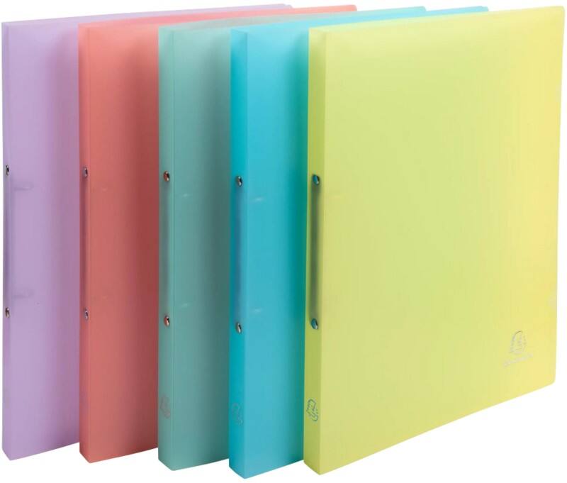 Exacompta Chromaline Pastel 15 mm Ringbuch PP (Polypropylen) A4 2-Ring Farbig sortiert 54170E 20 Stück