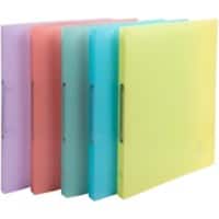 Exacompta Chromaline Pastel 15 mm Ringbuch PP (Polypropylen) A4 2-Ring Farbig sortiert 54170E 20 Stück