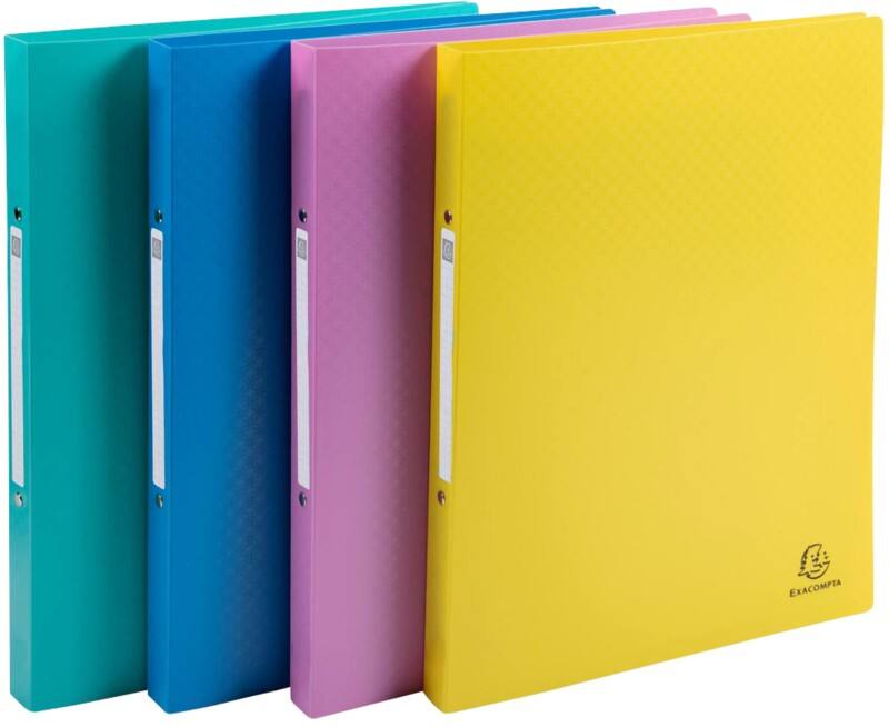 Exacompta Forever Young 15 mm Ringbuch Recyceltes PP (Polypropylen) A4 1-Ring Farbig sortiert 54190E 20 Stück