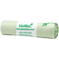 PAPSTAR BioMat Abfallsäcke Grün 30 L 10 Stück